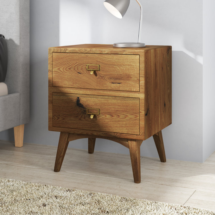 Fitzsimons Solid Wood Bedside Table
